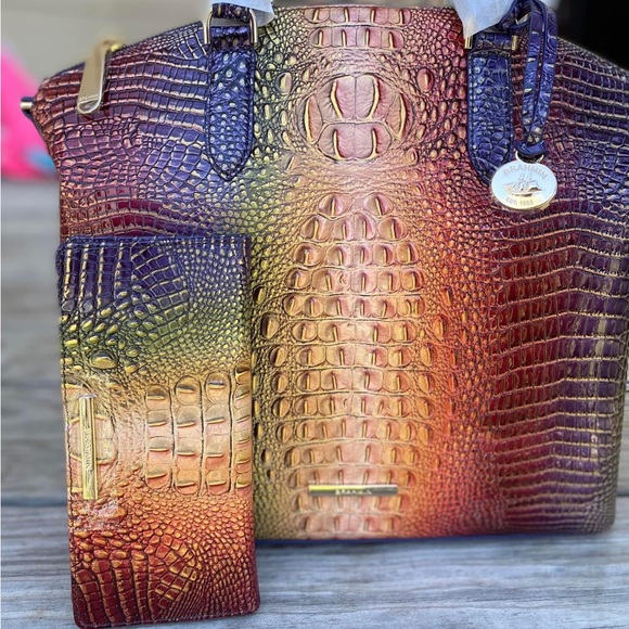 Brahmin Autumn Duxbury and matching Ady wallet